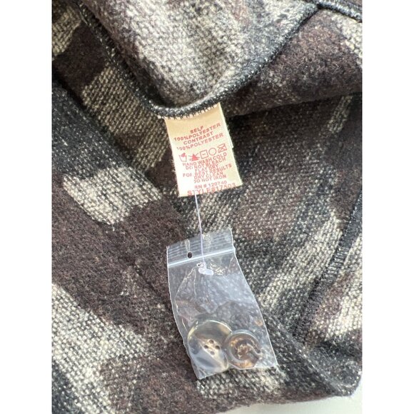 Mystree Camo Sherpa Collar Shacket Women S Button Front Utility Outdoor NEW - Picture 6 of 8